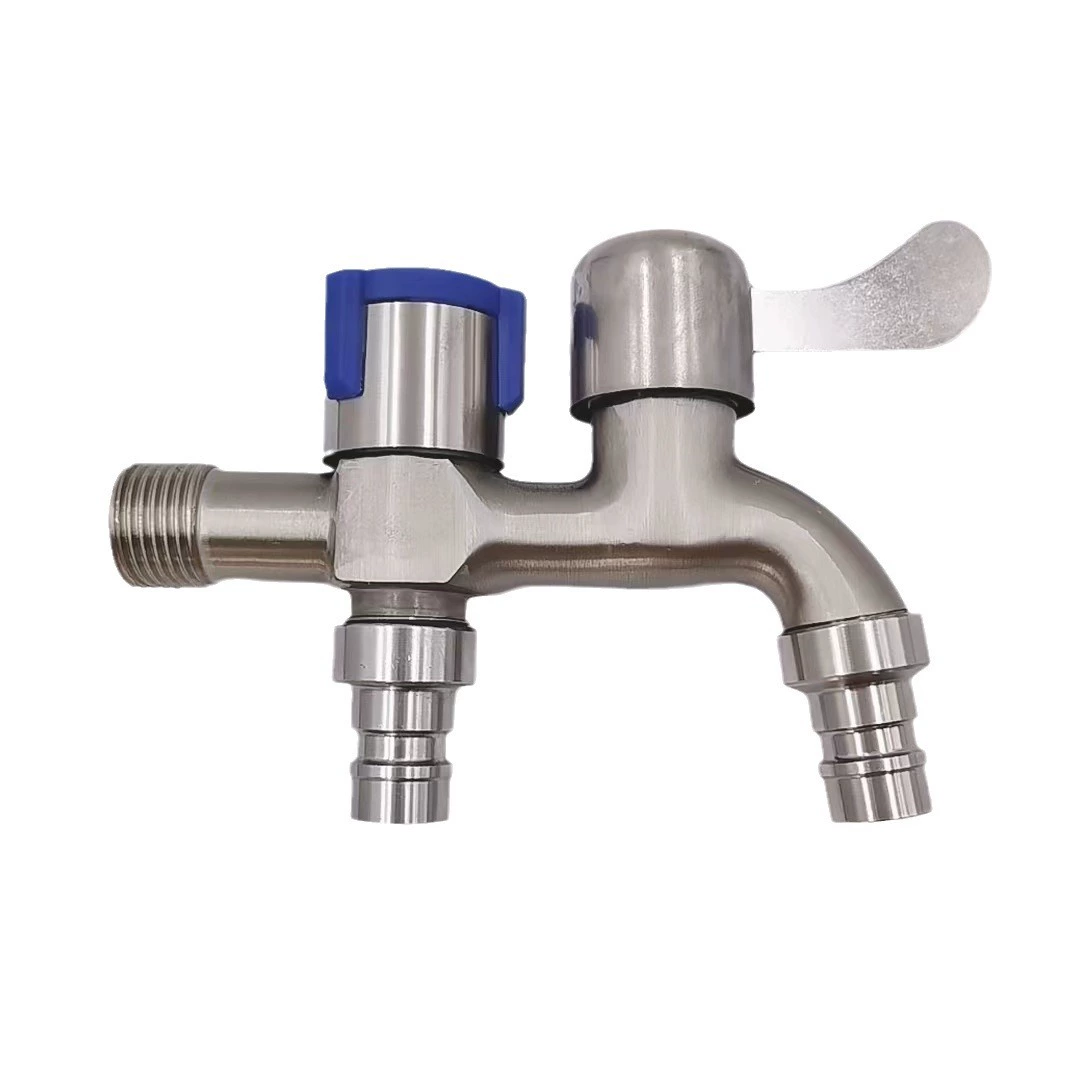 Специальный смеситель для стиральной машины, один вход и два, 4-точечный смеситель двойного назначения, универсальный удлиненный смеситель для бассейна со шваброй.