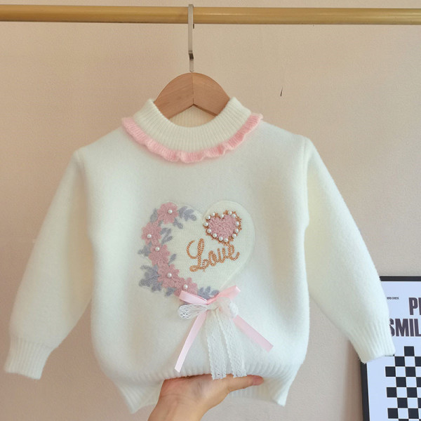 Girls sweater knitted sweater girl top knitted sweat