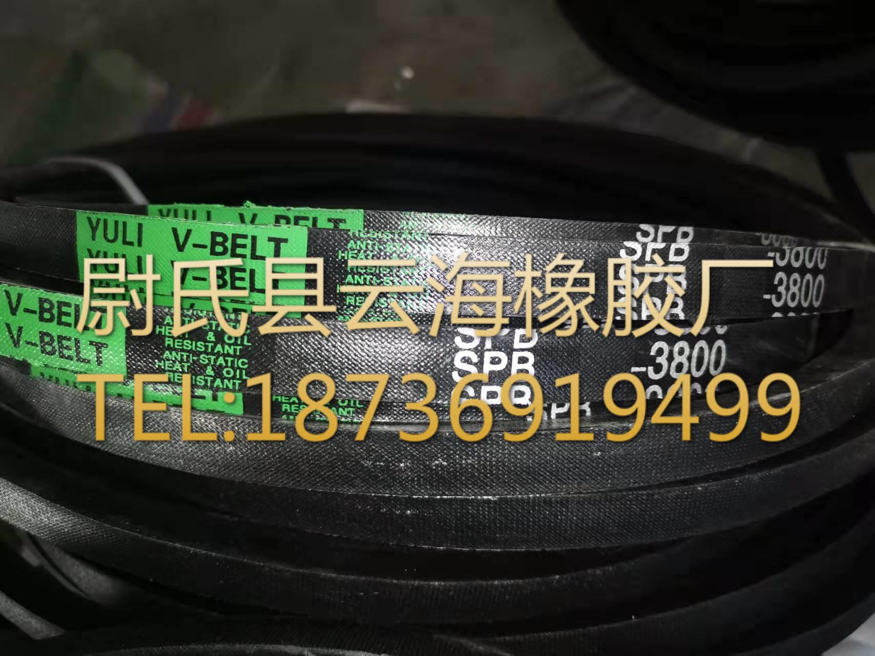 SPB3800mm窄V带 SPB三角带 机械设备用三角带 水泥厂用SPB三角带