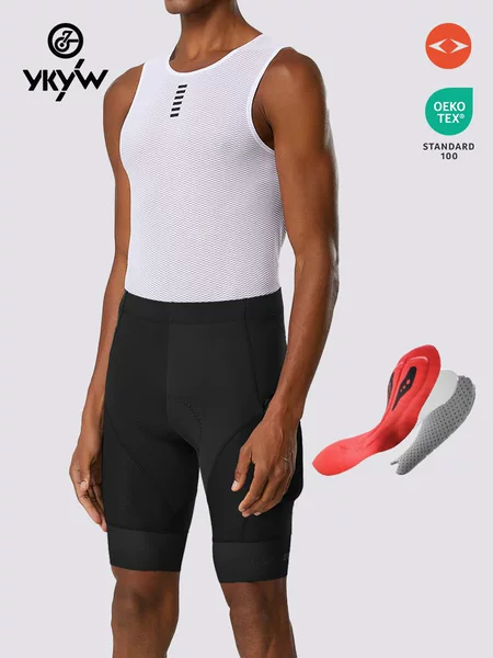 Summer New Double Arrow Design Padded Cycling Shorts Breathable Bicycle Shorts Men's Tiktok Hot-Selling Cycling Pants Wholesale