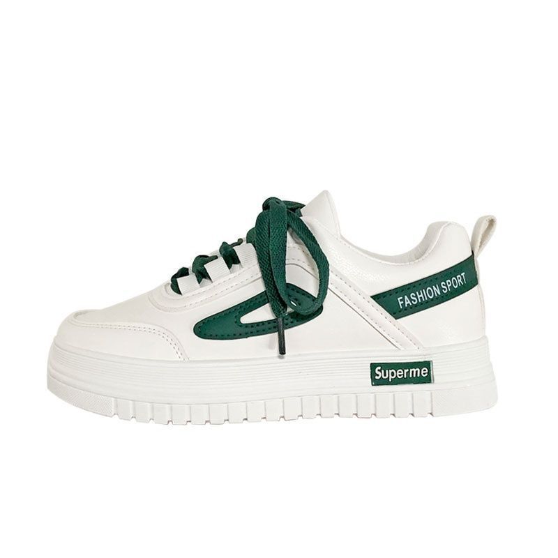 Pequeño original grueso blanco zapatos marea de las mujeres 2022 nuevo otoño transpirable Joker estudiante ocio tablero zapatos