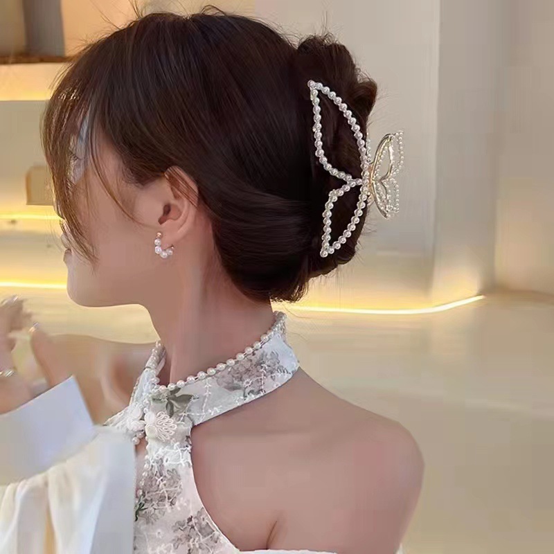 镂空大蝴蝶-珍珠