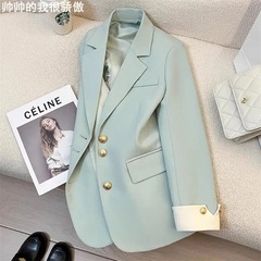 White Blazer Women Tailored Suit Jacket白色西装外套女西服