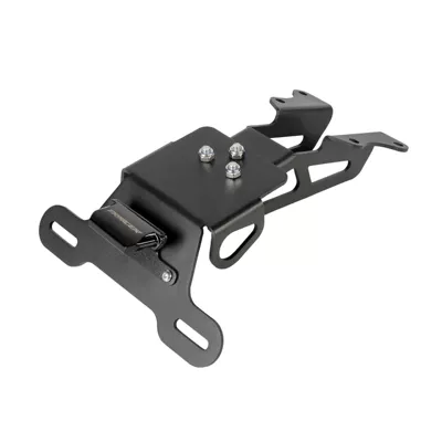 Suitable for Yamaha Mt09 Tracer9 Gt+ Fj09 Modified Parts Short Tail License Plate Holder Motorcycle License Plate Holder (License plate holder/license plate holder) - 900gt-license-plate-holder-black