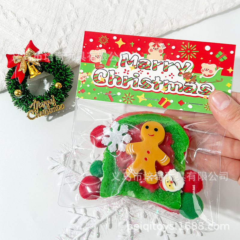 Gingerbread man toast