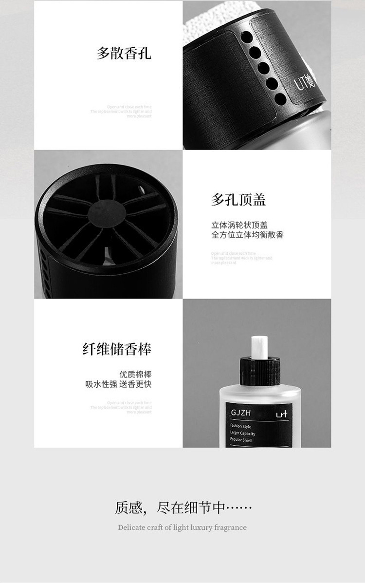 High-End Car Fragrance Ornaments Wholesale 2026 New Trendy Popular Fragrance Long-Lasting Light Perfume Deodorizer Odor Remover