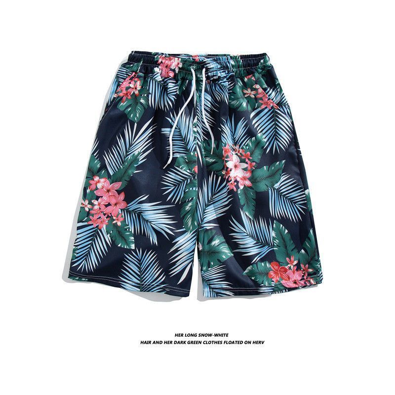 Men's Letter Ditsy Floral Tropical Vacation Regular Fit Men's Bottoms display picture 14