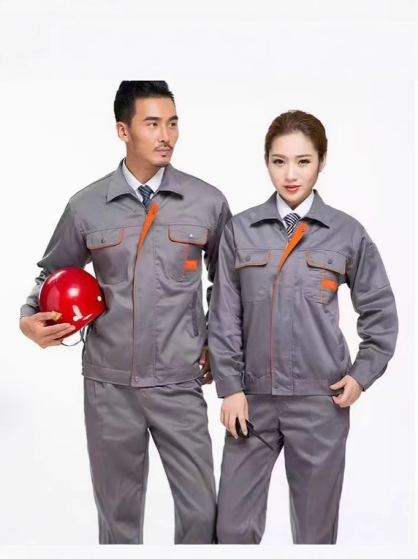 男性と女性のための長袖作業員作業服スーツ、快適な耐摩耗性装飾自動車修理作業服、労働保護服、春と秋の作業服|undefined