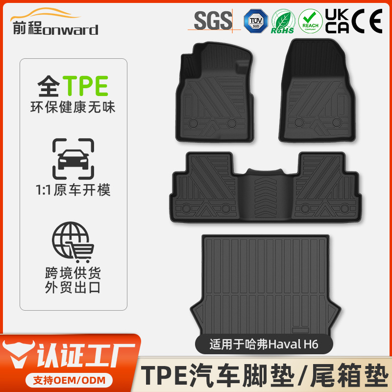 Haval H6 üçün tam örtüklü TPE yer örtüyü, 11-25 model