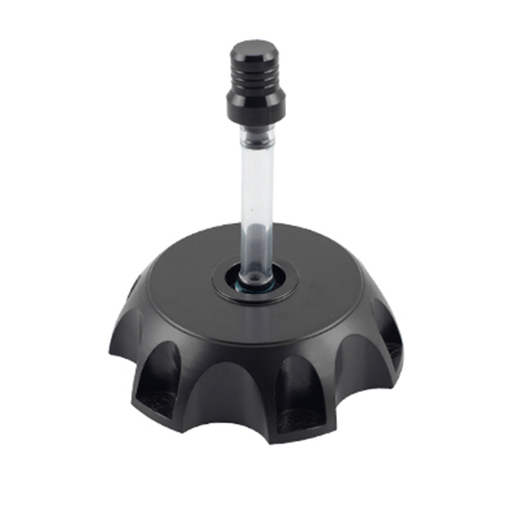 Off-Road Motorcycle Gasoline Fuel Tank Cap Aluminum Fuel Tank Cap with Breather Valve Gasoline Fuel Cap with Synchronous Hose