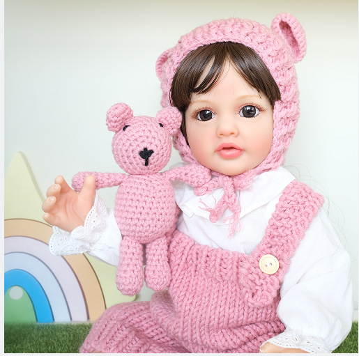 NPK bienes genuinos 55cm pegamento completo simulación muñeca Betty