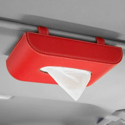 Creative Tissue Box Processing, Car tissue box/set - hanging-red