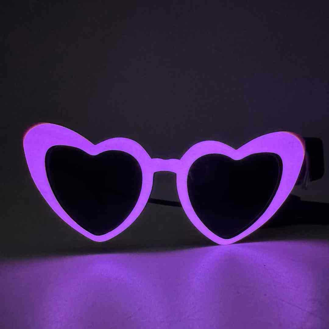 Led gafas luminosas estrellas de fiesta bar bungee festival de música props de animación pentagonal rescate cool