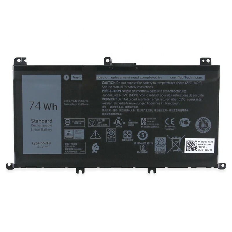 Suitable for Dell Inspiron 5576 5577 7556 7557 7559 357F9 Laptop Battery