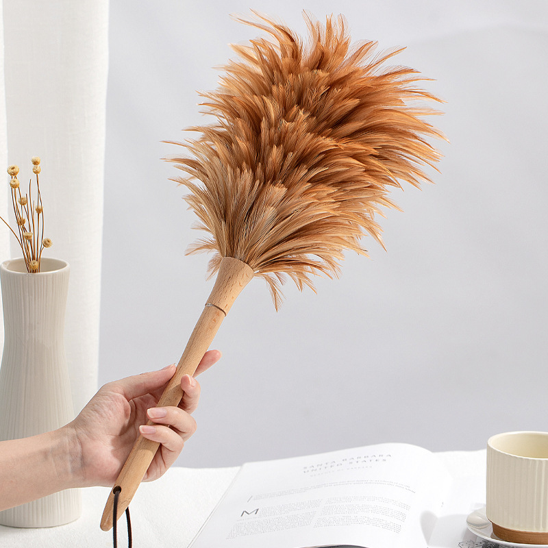 Pure Handmade Real Chicken Feather Duster Household Old-fashioned Dust Removal Zen High-end Car Dust Removal and Dust Sweeping Dust No Hair Removal Ornaments Pure Handmade Real Chicken Feather Duster Household Old-fashioned Dust Removal Zen High-end Car Dust Removal and Dust Sweeping Dust No Hair Removal Ornaments