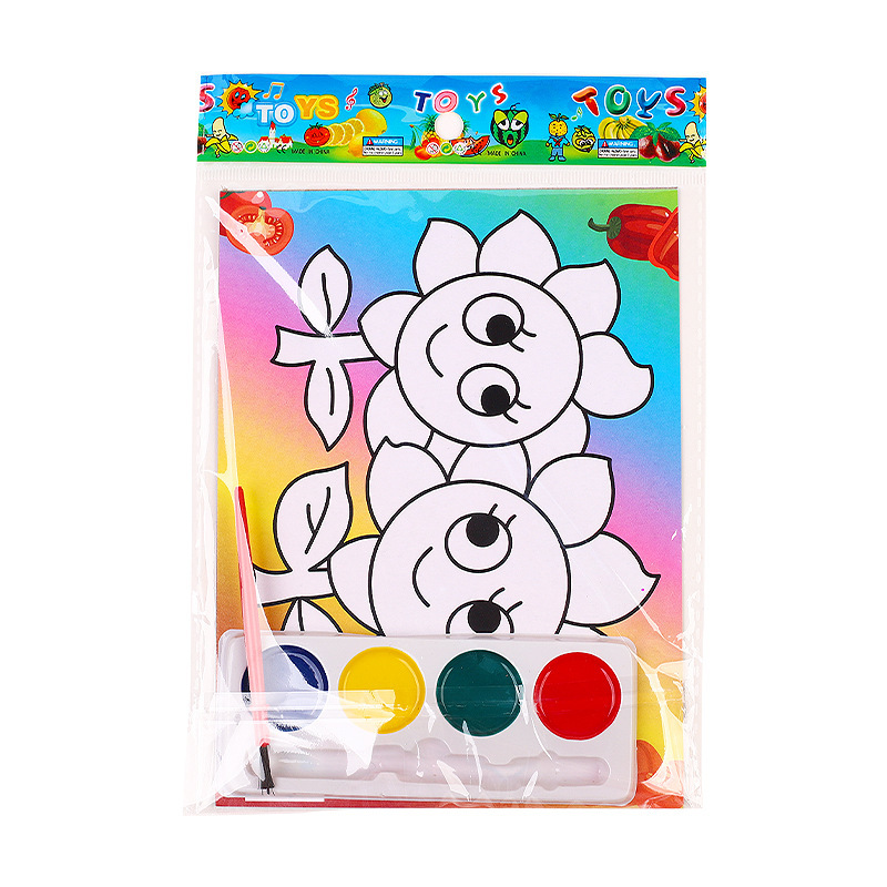Libro de Pintura y Coloreado para Colorear, para Acuarela para Niños y Jardín de Infantes