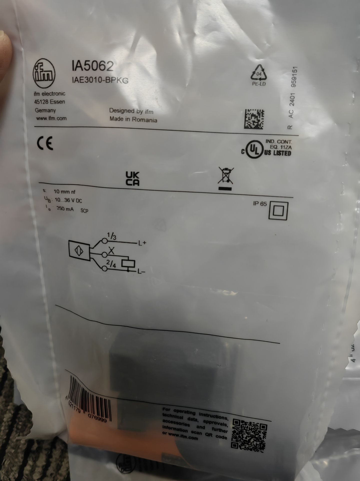 IA5062 -Inductive sensor - ifm