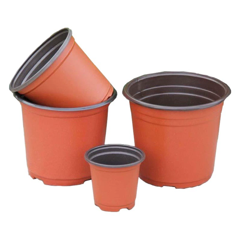 Двухцветный цветочный горшок для посадки рассады чаша для питания заводская Партия Цветочная база одноразовый утолщенный двухцветный горшок для рассады