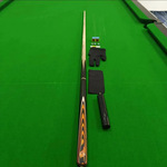 DLP战神虎纹新款球杆MS小头中式头球斯诺克分体黑八