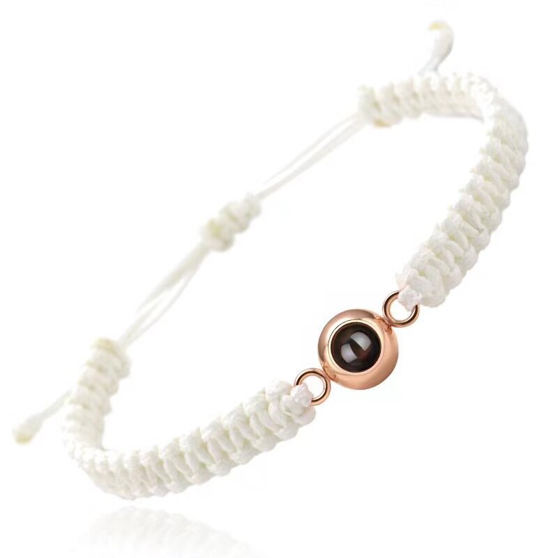 화이트 로프 + 로즈 골드