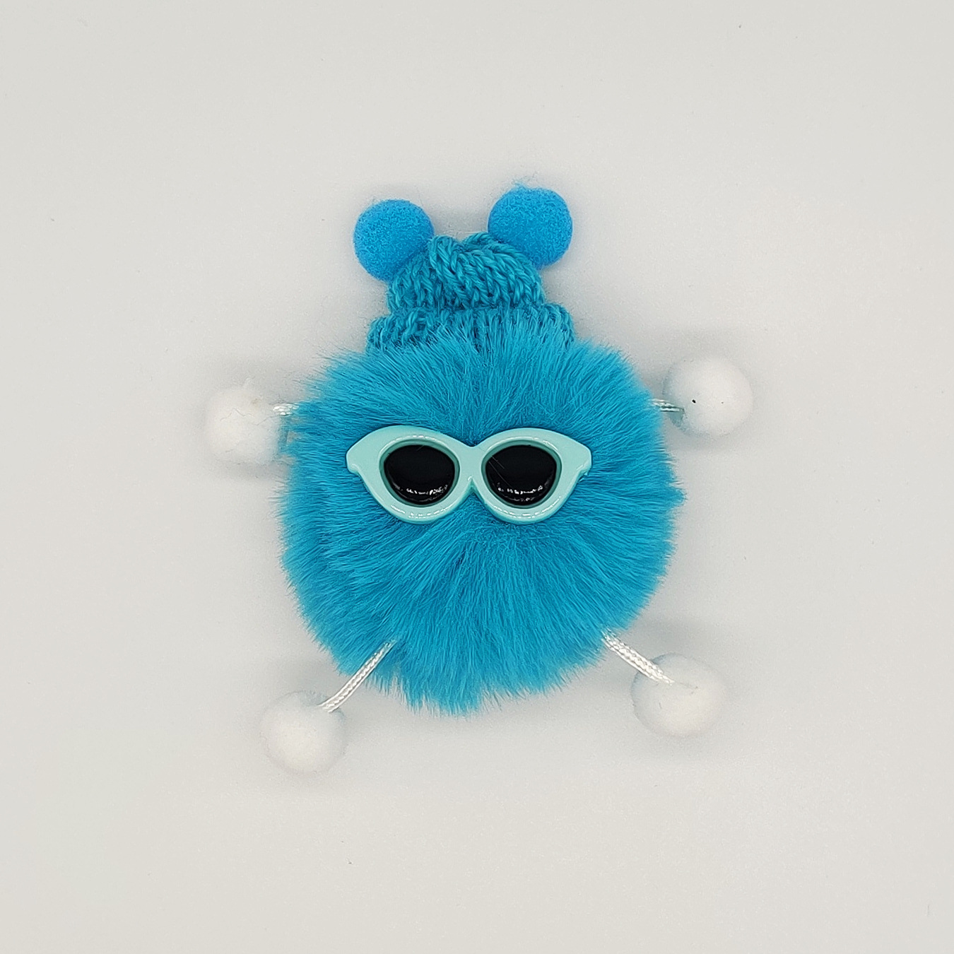 1 Piece Cute Doll Imitate Rex Rabbit Fur Keychain Accessories display picture 5