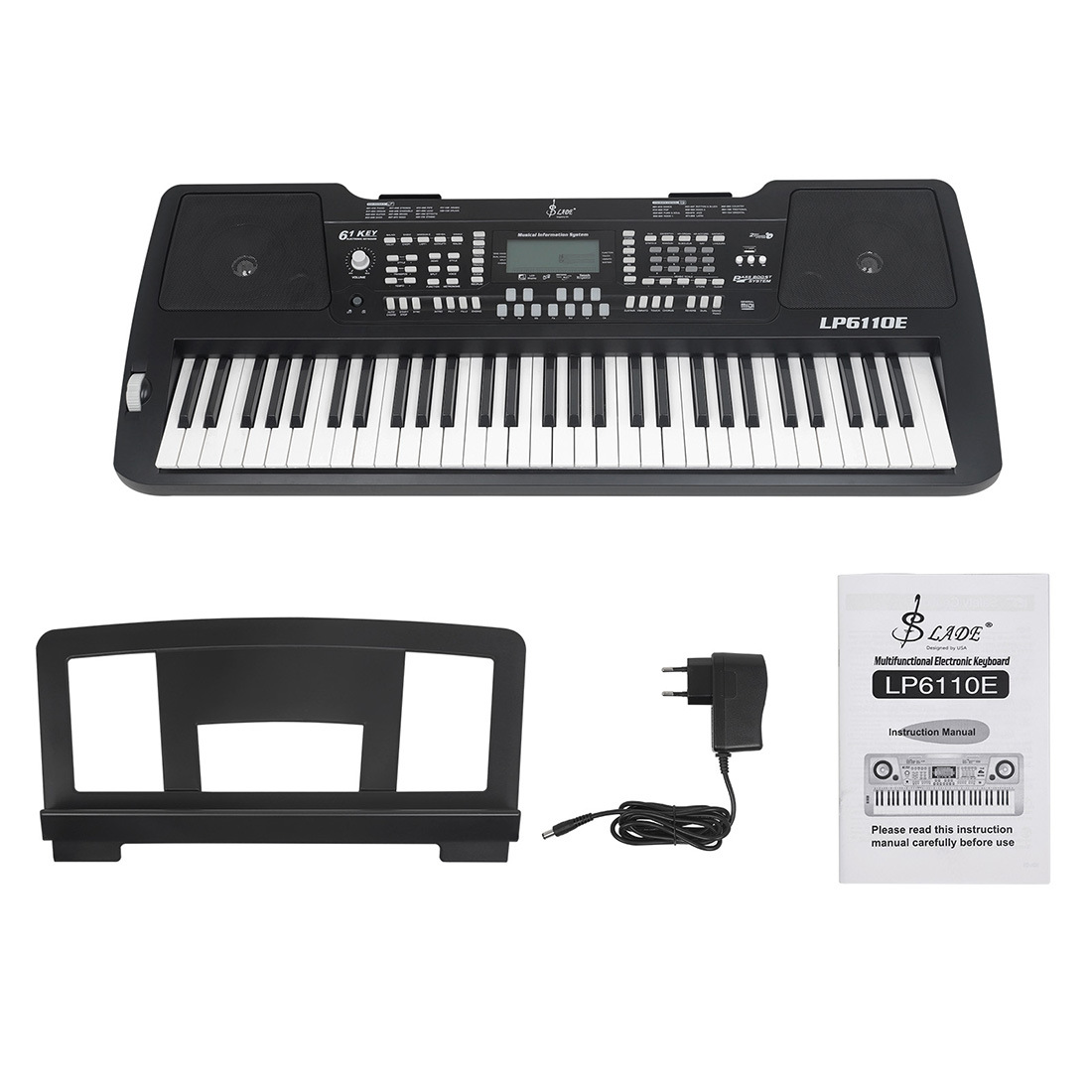 SLADE multi-function 61-key electronic piano intelligent electronic piano adult children beginner keyboard digital electric piano