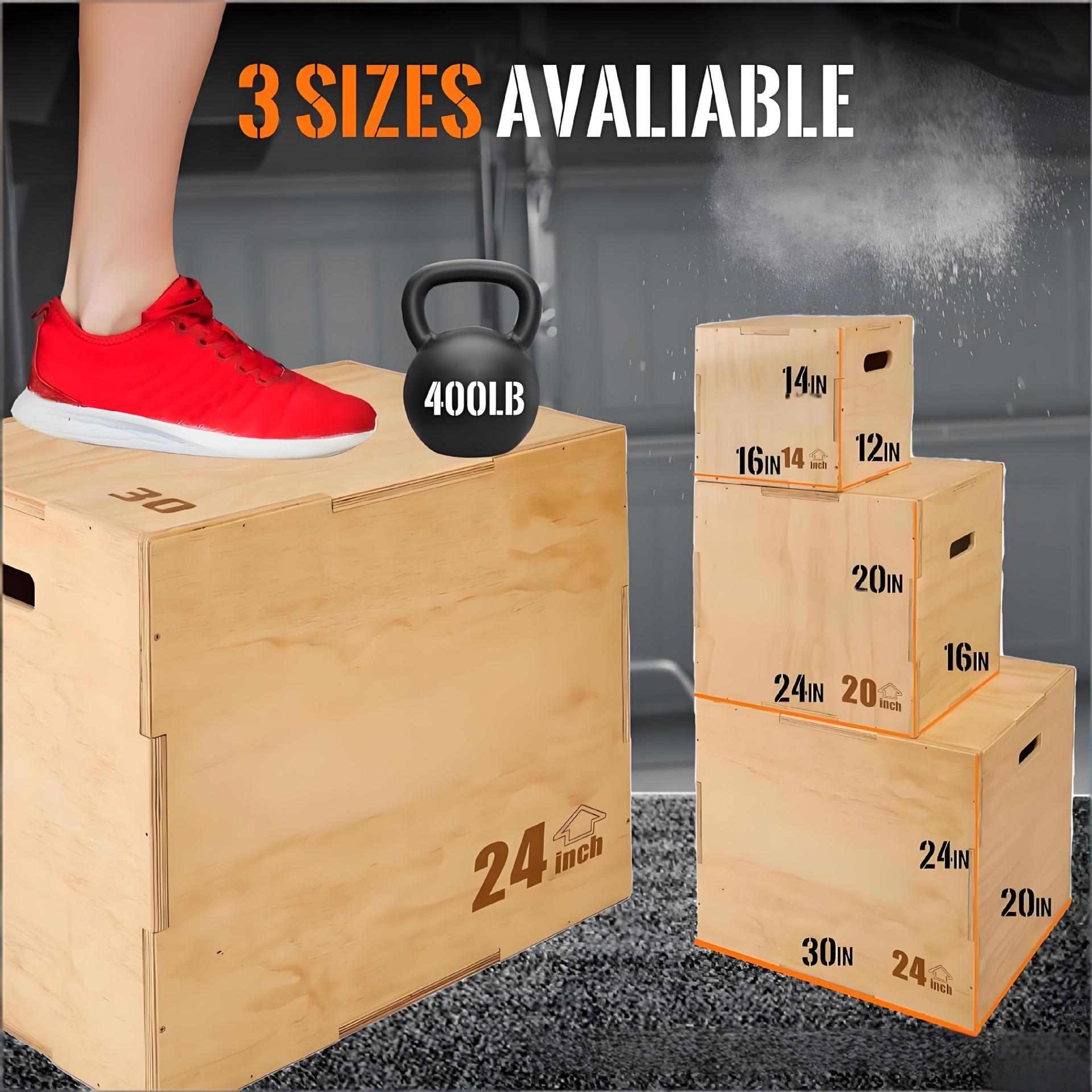 Box vaulting training, box vaulting gym, four-level four-in-one combination for jumping power and explosive power, cross-border wooden balance board