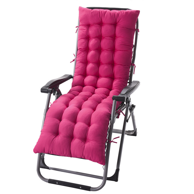 Cojín de sillón reclinable cepillado de otoño e invierno al por mayor de fábrica, cojín de silla de doble cara engrosado, cojín de silla oscilante disponible para el almuerzo