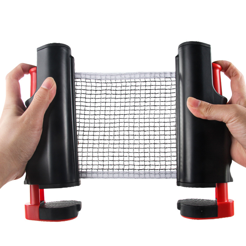 Mesa de tenis de mesa retráctil marco de red portátil bloqueador de red interior y exterior entrenador de tenis de mesa marco de red de tenis de mesa