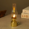 YC108 medium swing wick kerosene lamp [gold]