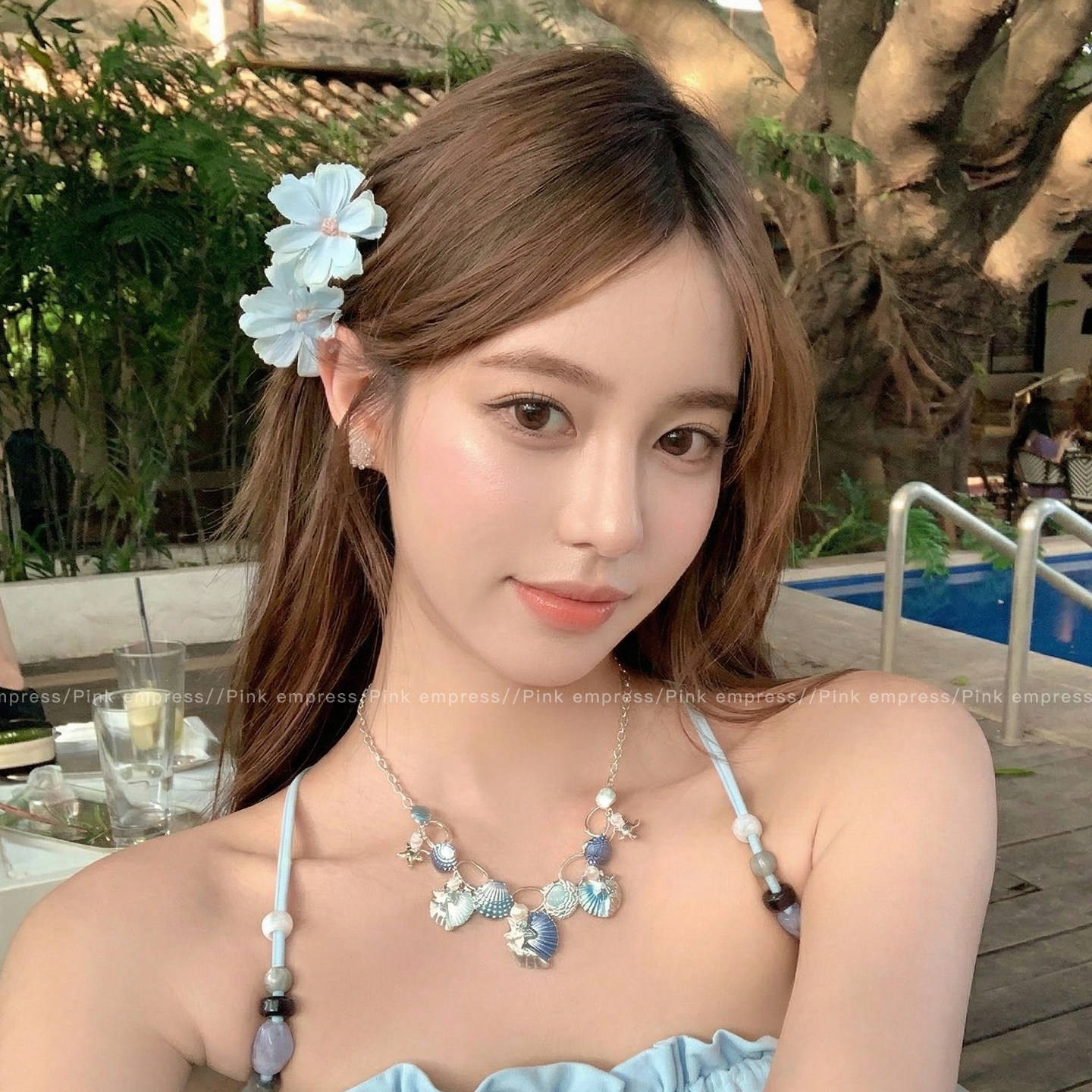 2026 New Sweet Floral Small Hair Clip for Women, Beach Vacation Style, Super Fairy Hair Accessory for Photo Atmosphere