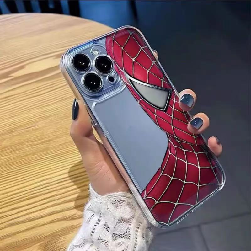 Estilo europeo y americano para iphone16promax funda para teléfono móvil Spider-Man Apple 15 anti-caída 14pro veneno 13/12