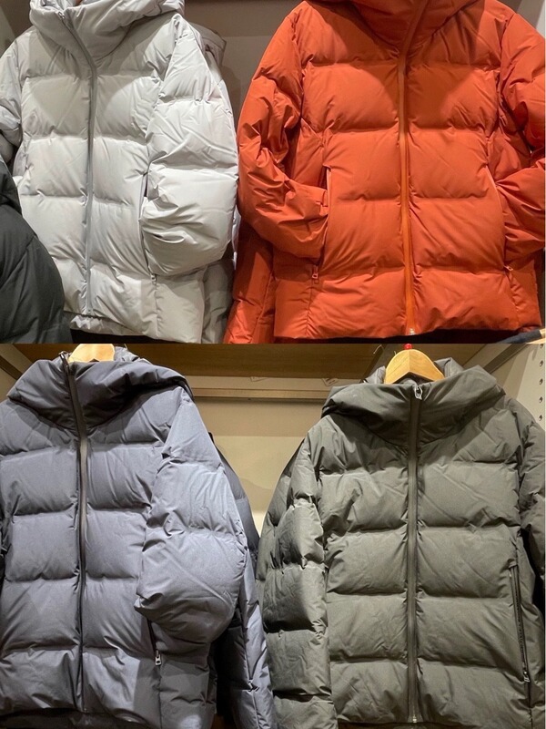 Fitting Room Seamless down Men's Hooded Jacket (3D down Jacket 2023 Autumn and Winter New Style) 459624