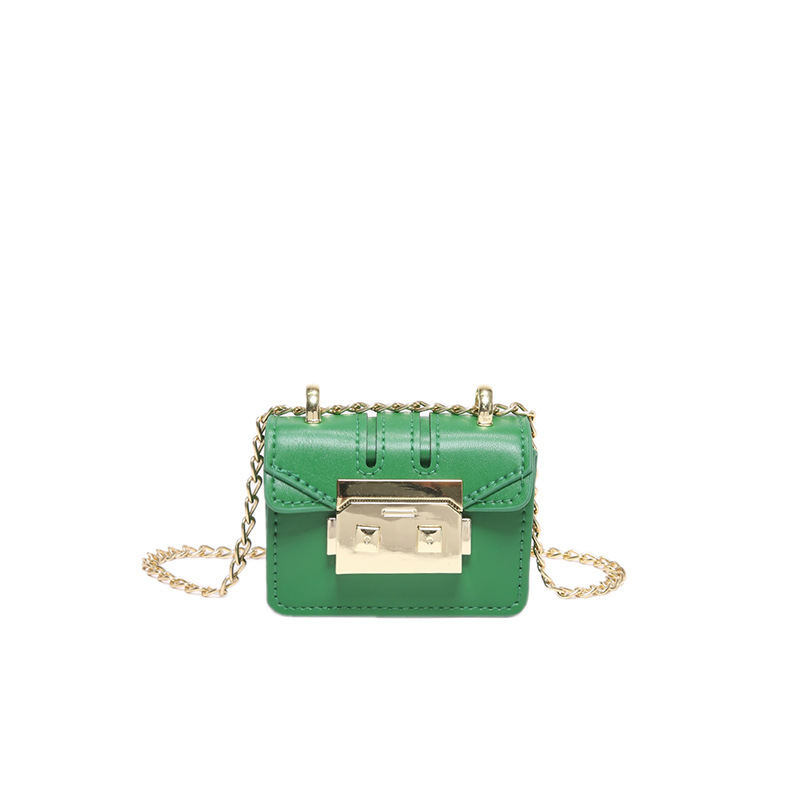 2024 principios de otoño nueva cadena de viaje bolso pequeño nicho personalidad ins cadena de hombro mini bolsa de cambio