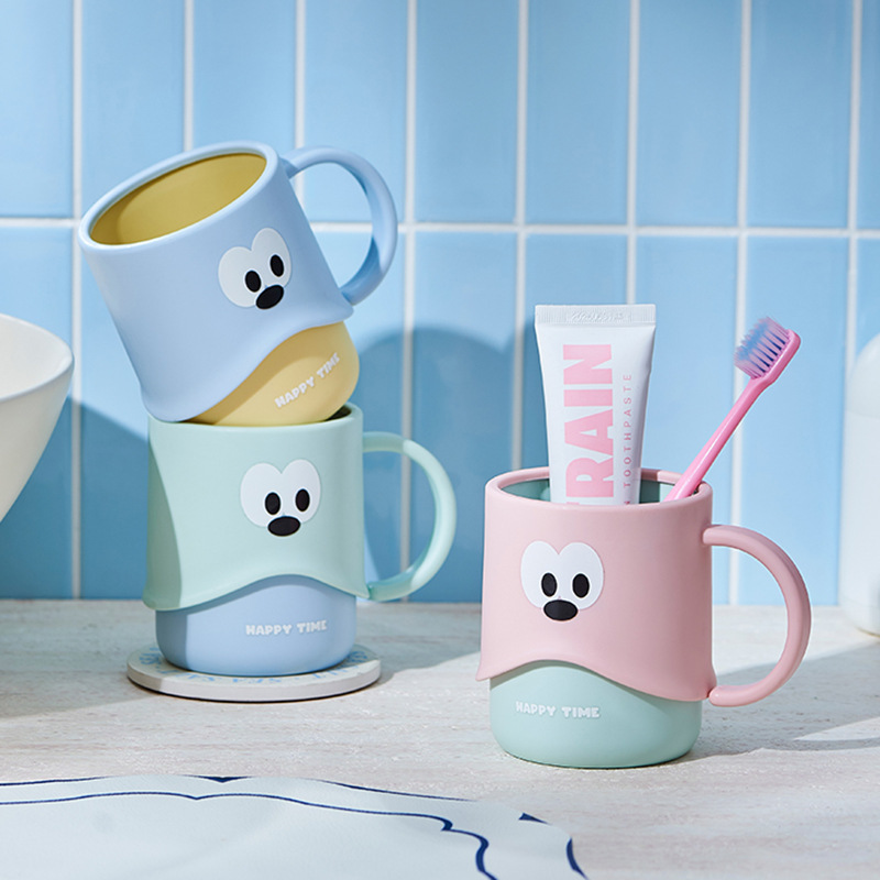 Bicchiere portaspazzolini per bambini design creativo_voghion.com