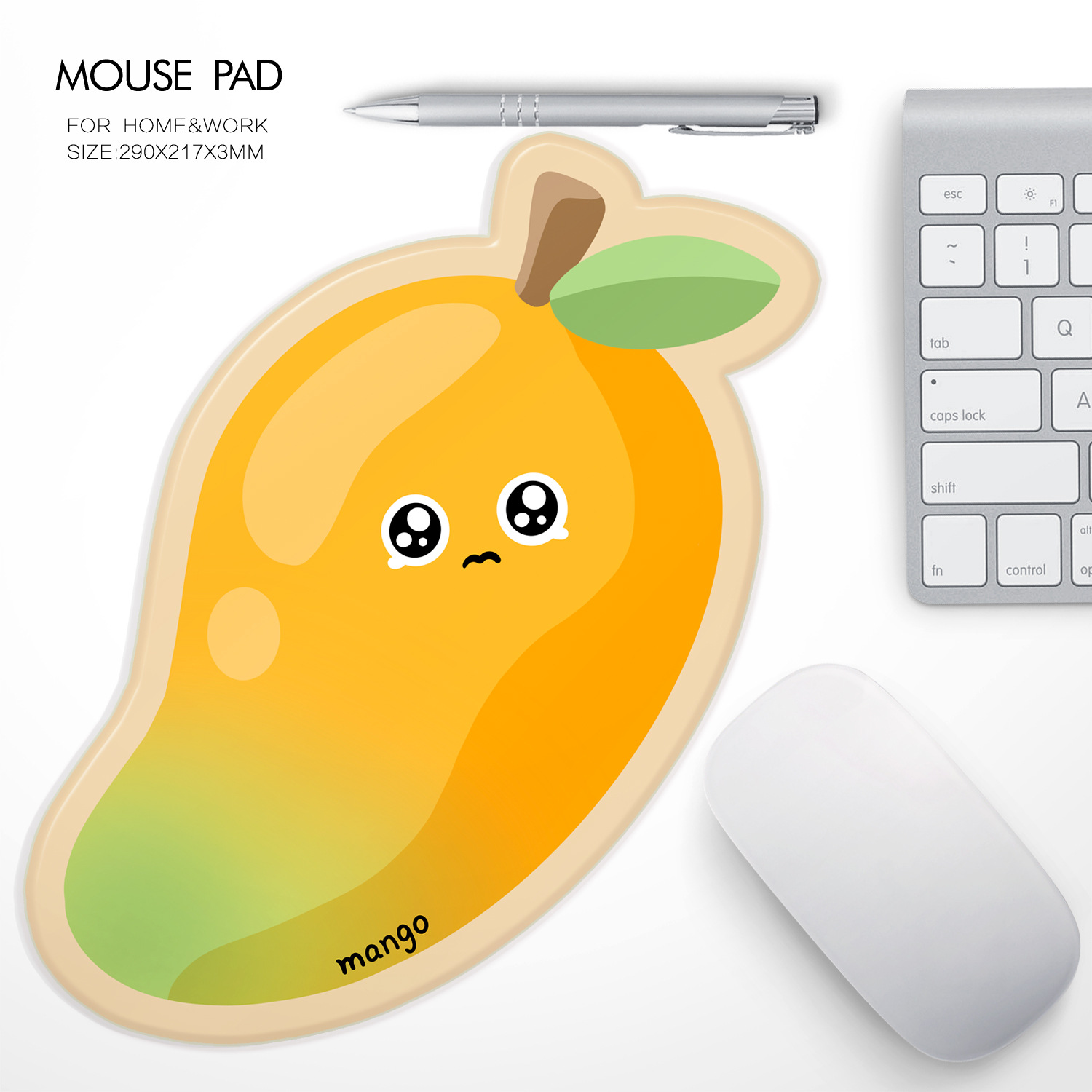 Tappetino per mouse Alien Fruit Office Cartoon INS Style Dopamine Colorway_voghion.com