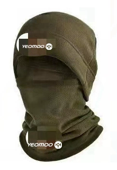 Sports neck warmer set, travel velvet-lined polar fleece, windproof demi-season, neck protection