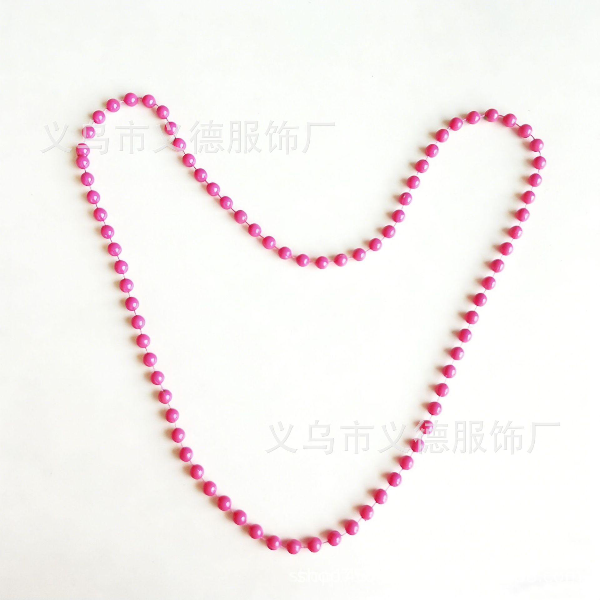 Collar de neón de 80 cm rosa