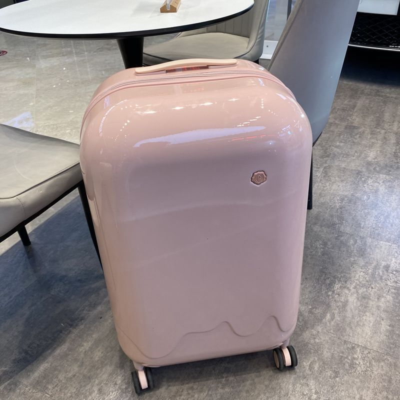 【2205人以上が満足】女性用多機能スーツケース20個 インターネットセレブ 小型トロリーケース 光沢のあるアイスクリームスーツケース レザー|undefined