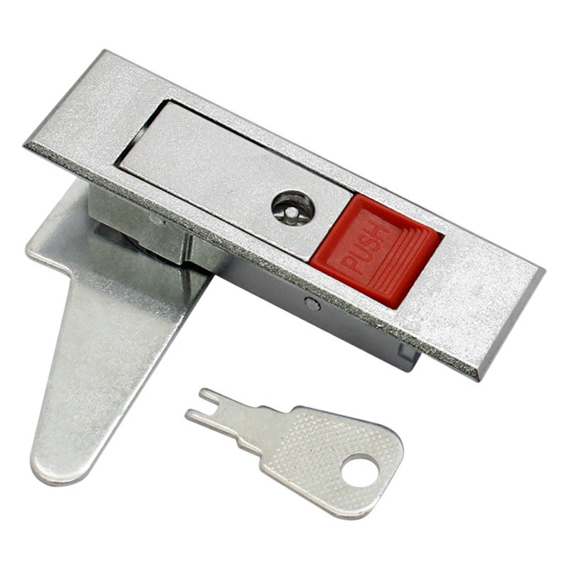 Плоская кнопка блокировки AB509 подпрыгивает замок распределительная коробка пожарная коробка дверной замок корпус MS603 промышленный шкаф универсальный замок