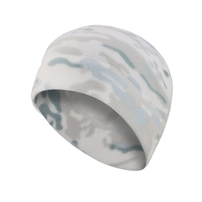 Sombrero de terciopelo camuflado otoño y invierno para hombres y mujeres sombrero de ciclismo al aire libre grueso a prueba de frío de ciclismo caliente protección de orejas sombrero de montaña