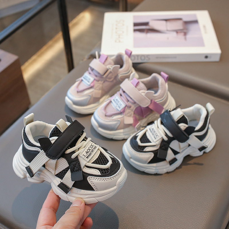 Zapatillas deportivas para niños, estilo casual, de malla, transpirables, para primavera 2026, para niños y niñas, para niños pequeños y niños mayores.