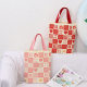 2025 Candy Canvas Bag Hand Gift Hand Carrying Simple Canvas Bag Wedding Bag Candy Festive High-end Handbag