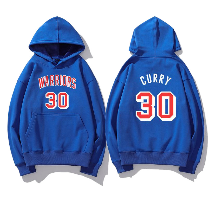 Warriors New Season 75Th Anniversary Retro Sweatshirt Men's Curry Commemorative Hoodie Loose Jersey Training Suit Jacket Trendy