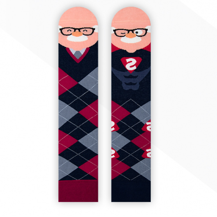 Chaussettes de sport mi-mollet en coton, motif canard mandarin, asymétriques, amusantes et créatives, style dessin animé AB, tendance, 2025d_voghion.com