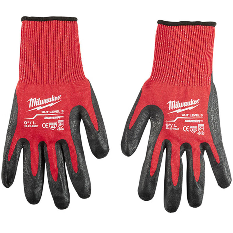 Mivochi Mivochi 48-22-8932 Guantes de protección contra cortes de grado 3 - tamaño L