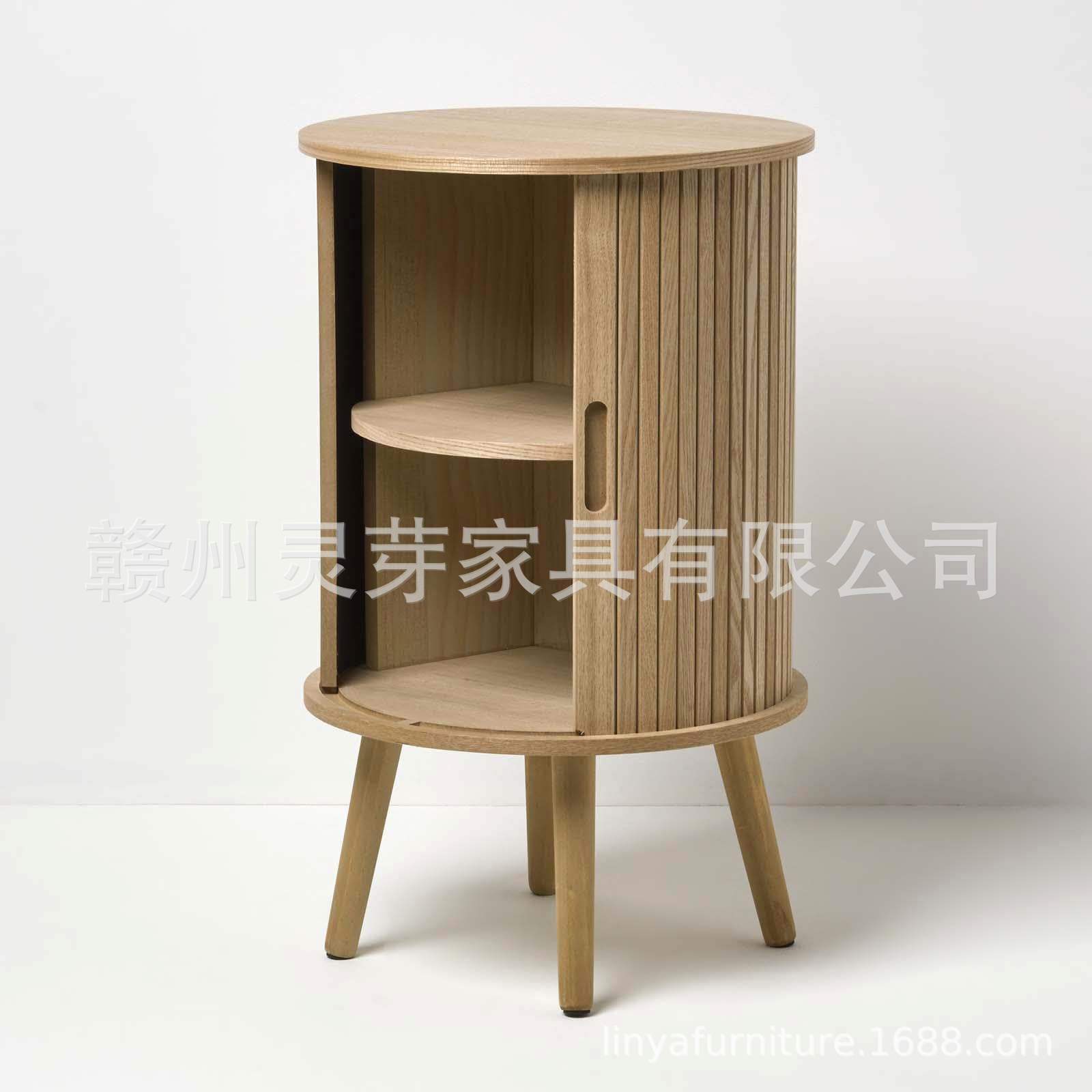 Comercio exterior transfronterizo Amazon móvil de rollo de rejilla gabinete de mesas de cabecera de cama sala de estar simple sofá lado de varias mesas de almacenamiento