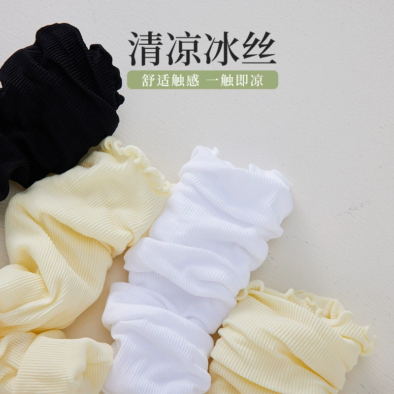 Осенняя тонкая летняя японская цветная knee socks, средняя длина