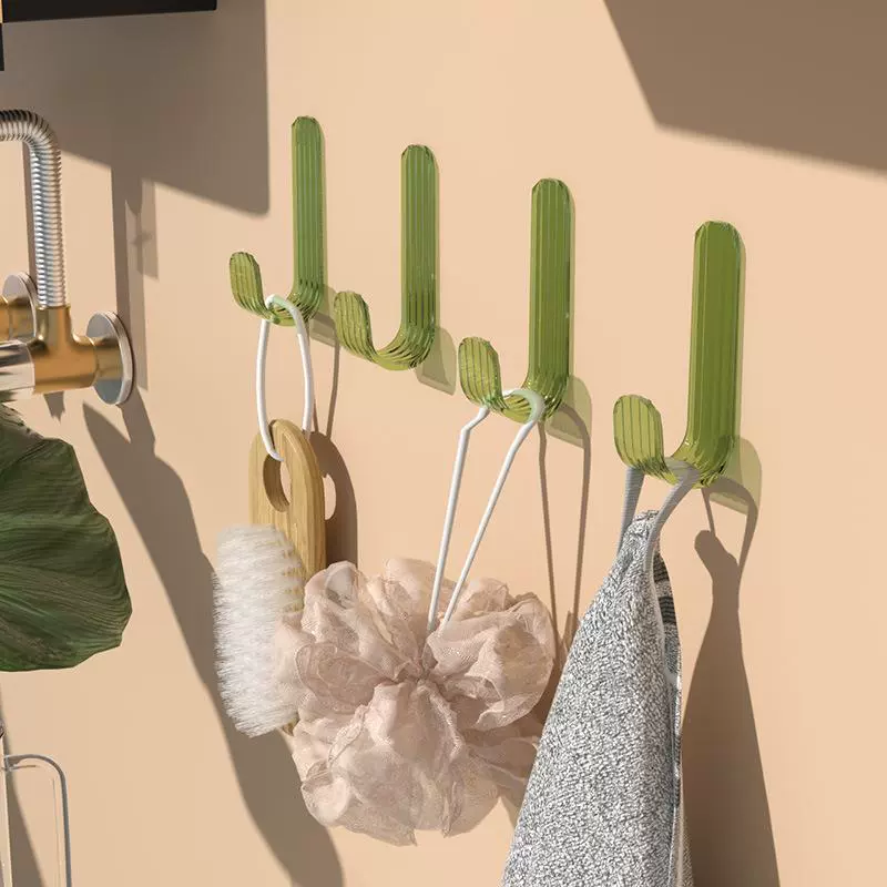 Креативный прозрачный без пробивания и без следов настенный крюк прочный несущая ПЭТ безгвоздная дверь