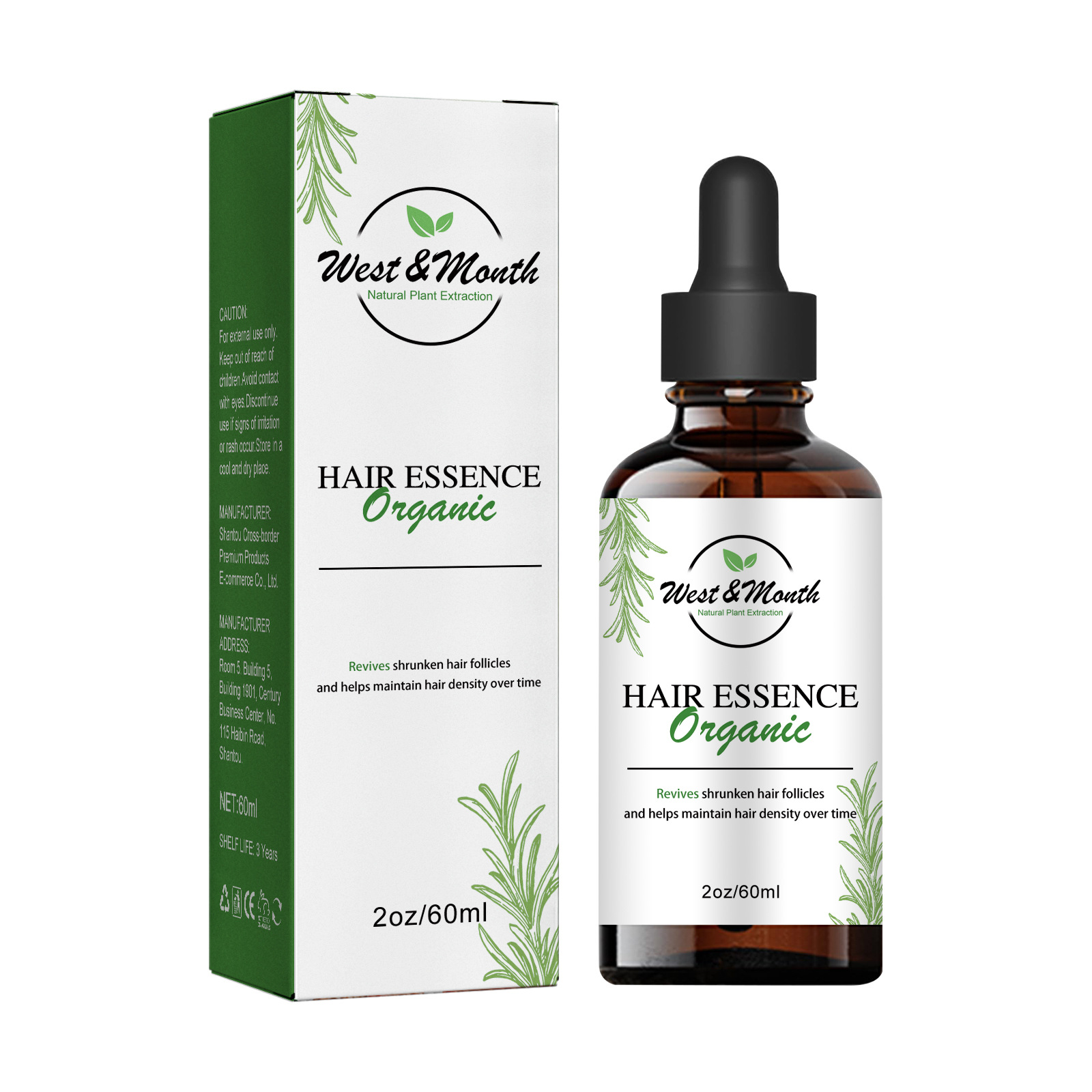 Répare les cheveux secs et endommagés du mois, hydrate les cheveux épais et denses, prévient la perte et fixe l'huile d'essence des cheveux_voghion.com